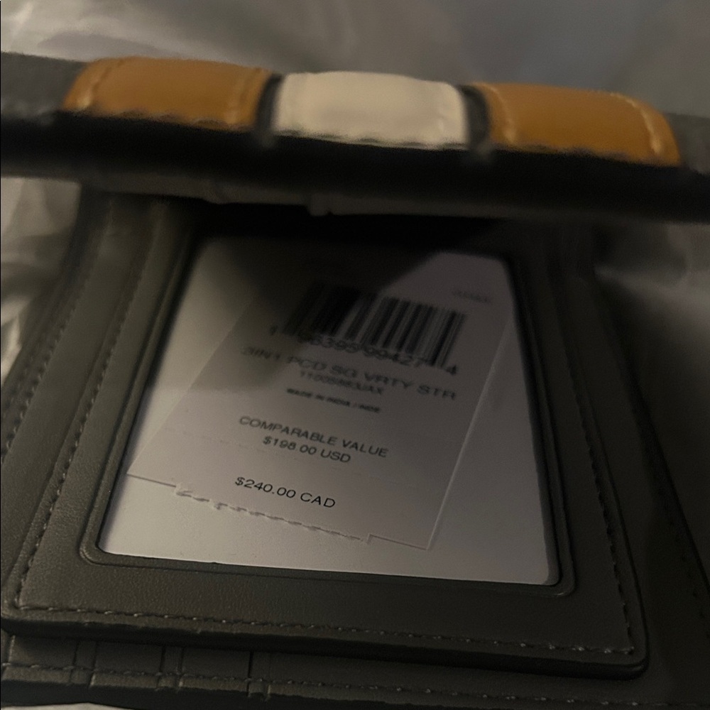 Coach Black, Tan, and White wallet - Picture 2 of 2